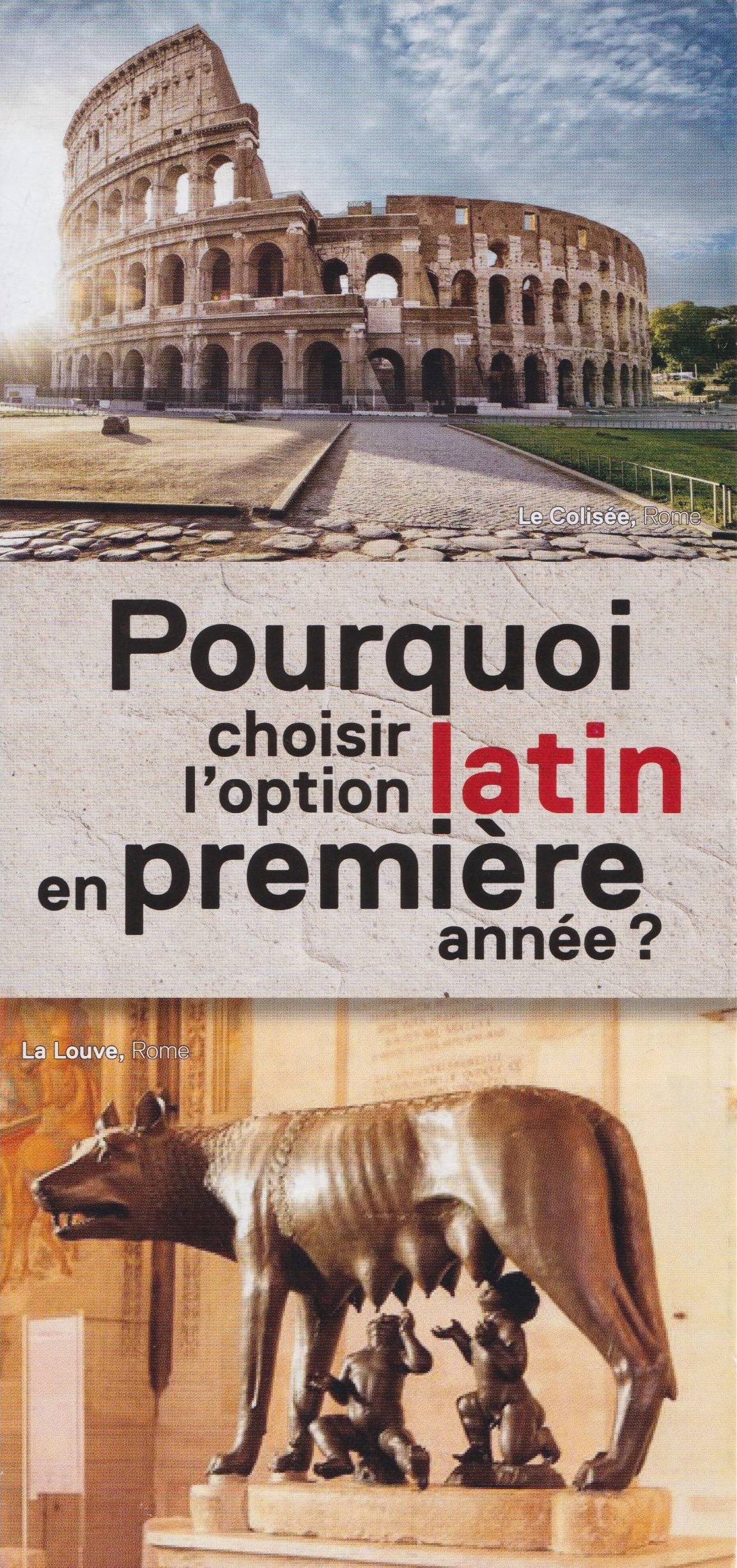 latin depliant