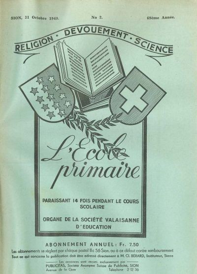No 02 Ecole primaire 31 oct 1949