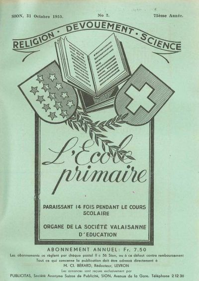 No 02 Ecole primaire 31 oct 1955