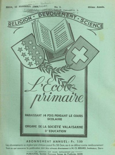 No 03 Ecole primaire 15 nov 1948