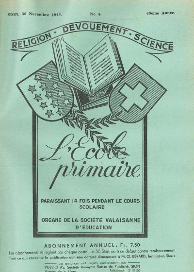 No 04 Ecole primaire 30 No v 1949