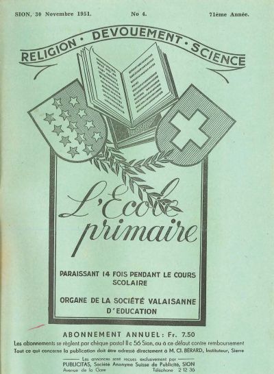 No 04 Ecole primaire 30 nov 1951