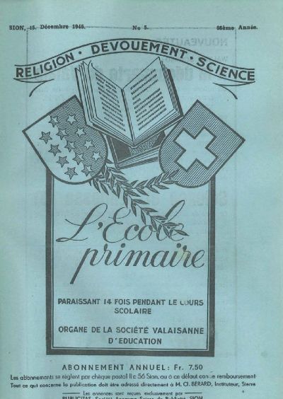 No 05 Ecole primaire 15 dec 1946