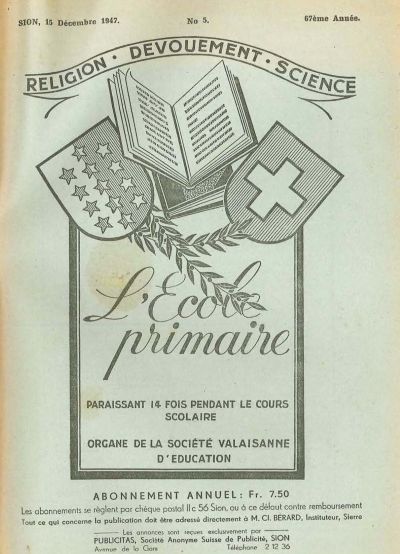 No 05 Ecole primaire 15 dec 1947