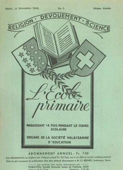 No 05 Ecole primaire 15 dec 1948