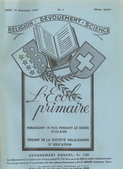 No 05 Ecole primaire 15 dec 1950