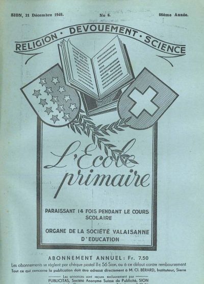 No 06 Ecole primaire 31 dec 1946