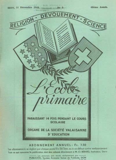 No 06 Ecole primaire 31 dec 1948