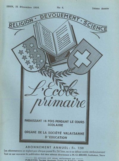 No 06 Ecole primaire 31 dec 1950