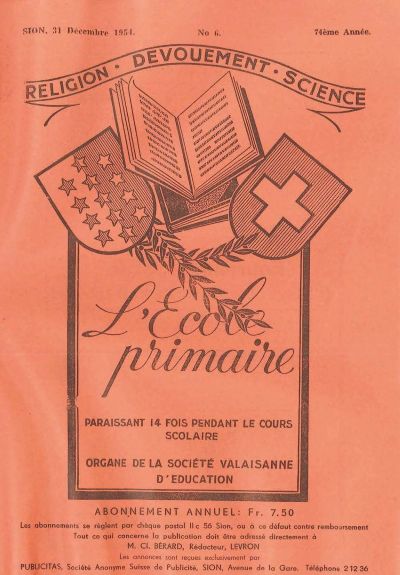 No 06 Ecole primaire 31 dec 1954