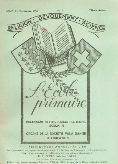 No 06 Ecole primaire 31 dec 1955