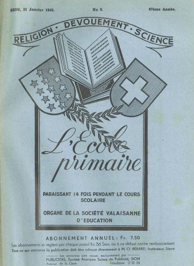 No 08 Ecole primaire 31 jan 1948