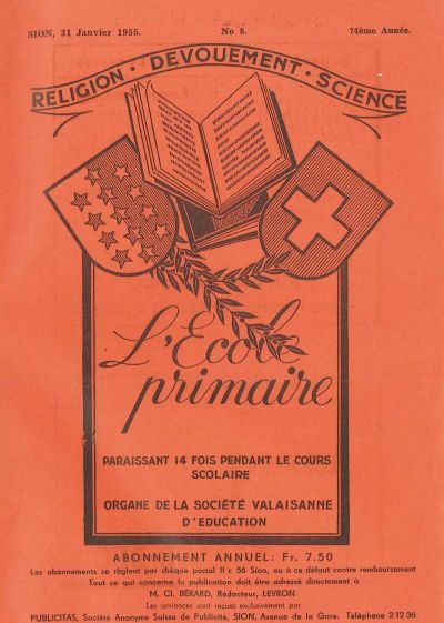 No 08 Ecole primaire 31 jan 1955