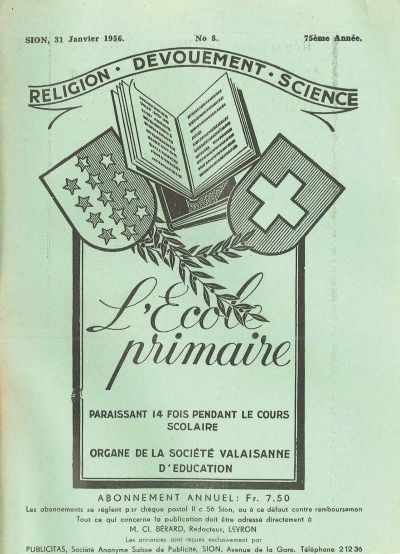 No 08 Ecole primaire 31 jan 1956
