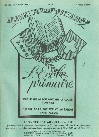 No 09 Ecole primaire 15 fev 1949