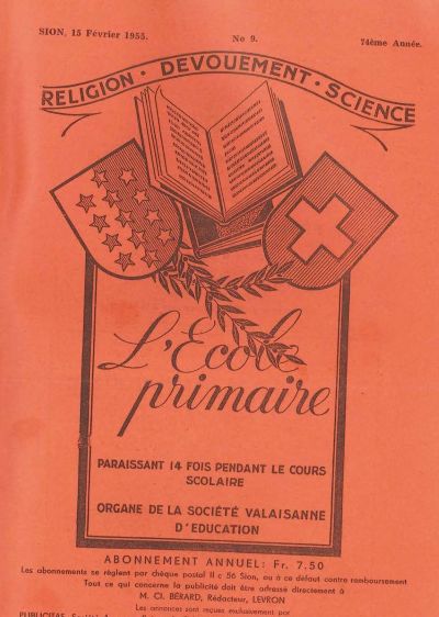 No 09 Ecole primaire 15 fev 1955