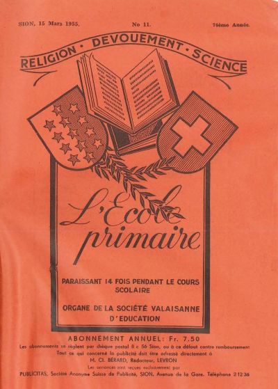 No 11 Ecole primaire 15 mar 1955