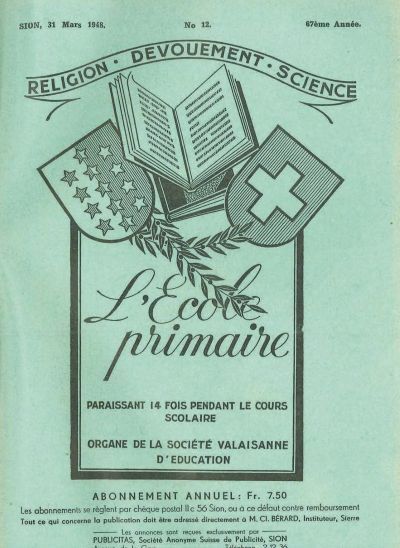 No 12 Ecole primaire 31 mar 1948