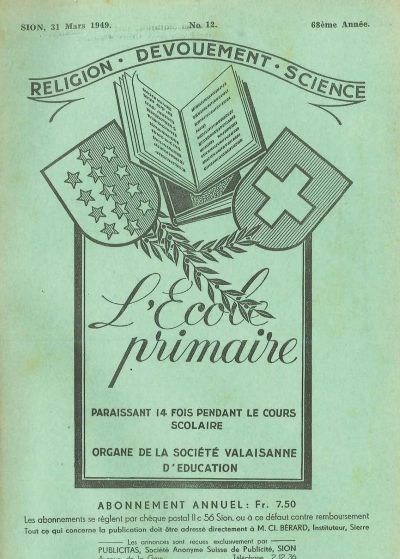 No 12 Ecole primaire 31 mar 1949