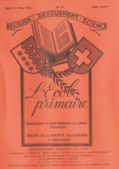 No 12 Ecole primaire 31 mar 1955