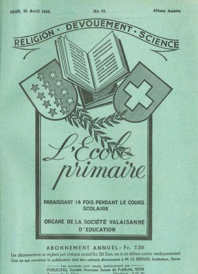 No 13 Ecole primaire 15 avr 1948