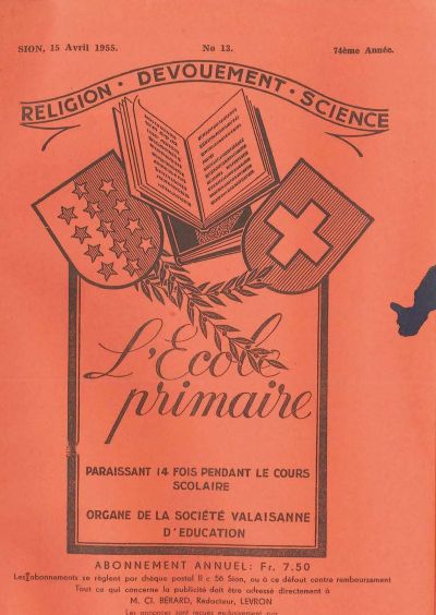 No 13 Ecole primaire 15 avr 1955
