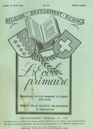 No 14 Ecole primaire 30 avr 1948