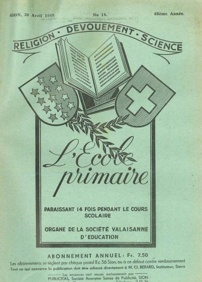No 14 Ecole primaire 30 avr 1949